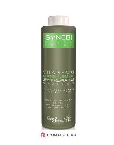 Себорегулирующий шампунь для жирных волос Helen Seward Synebi Sebum-Regulating Shampoo (1000 мл.) 7688 фото