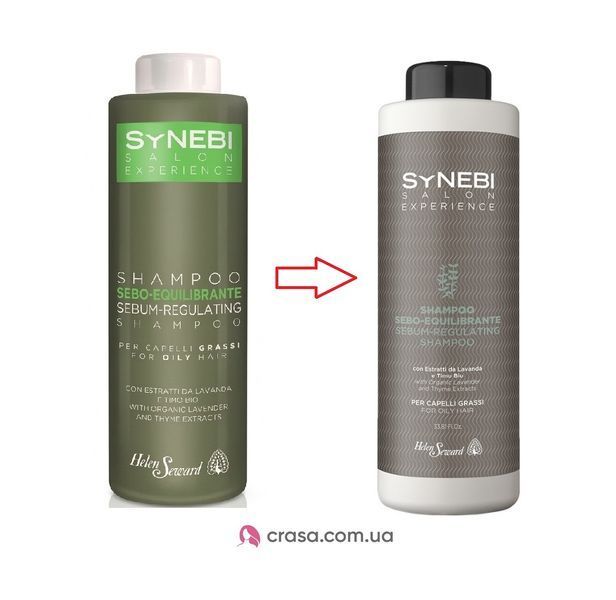 Себорегулюючий шампунь для жирного волосся Helen Seward Synebi Sebum-Regulating Shampoo (1000 мл.) 7688 фото