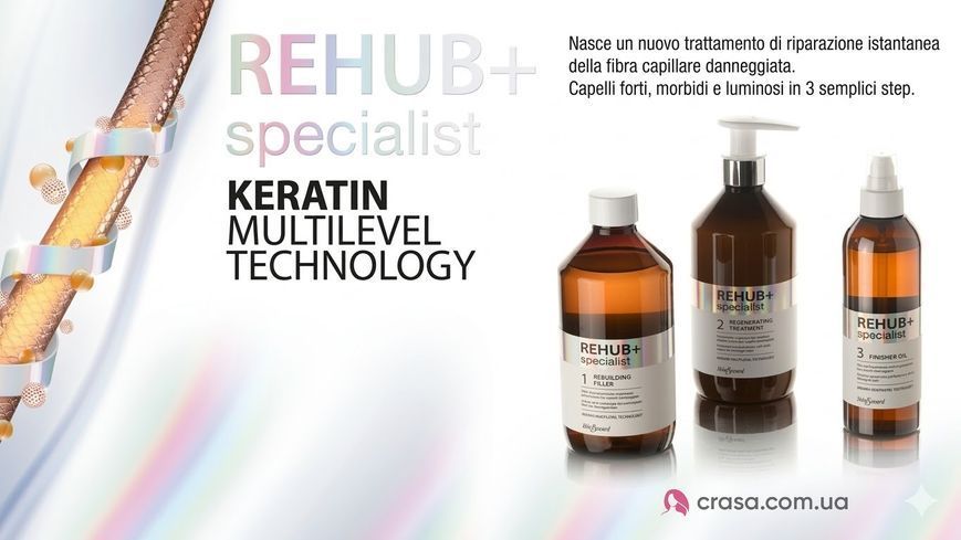 Набір для кератинового відновлення волосся Helen Seward REHUB+ specialist KIT 1477 фото