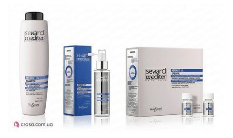 Комплекс Helen Seward Mediter Reforce против выпадения волос 3 средства: шампунь+тоник+лосьон Reforce Kit фото