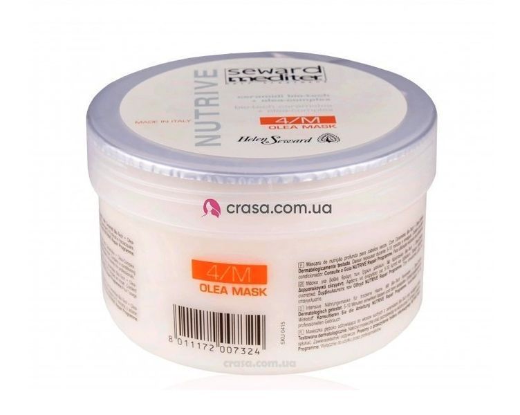 Питательная маска для сухих волос Helen Seward Nutrive Mask 4/M (500 мл.) 1364 фото