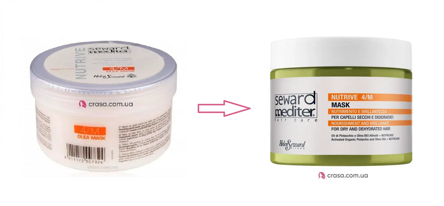 Питательная маска для сухих волос Helen Seward Nutrive Mask 4/M (500 мл.) 1364 фото