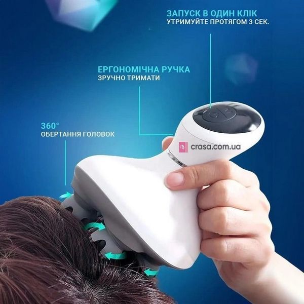 Электрический массажер для роста волос и кожи головы Helen Seward Scalp Massager 0796 фото
