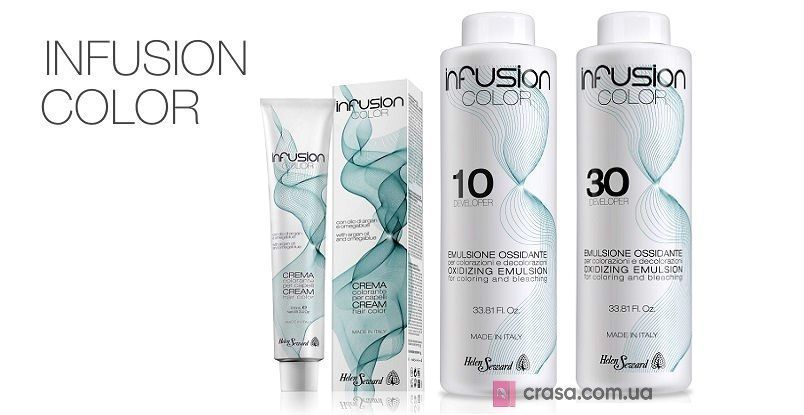 Helen Seward Infusion Color - профессиональная краска для волос с аргановым маслом Infusion фото